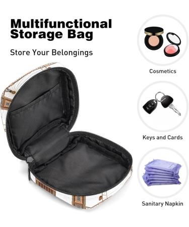 Buy Women's Bonds Storage Pockets Stillpad Holder London Landmark Portable Period Kit Bag | Chic & Stylish Feminine Product Bag - Buy Online on GoSupps.com