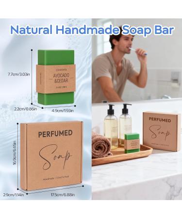 Coffret de savons pour homme 6 pains de savon solide de 100 g gel douche savons pour le visage le corps et les mains savon naturel coffret cadeau pour No l la Saint-Valentin un anniversaire SET 2 - Buy Online on GoSupps.com