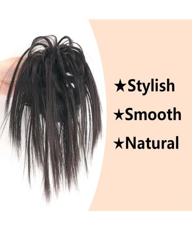 Messy Bun Hair Piece for Women Messy Bun Hair Piece Synthetic Claw Clip Hair Bun Wavy Curly Chignon Hair Extensions Claw Clip Ponytail Hairpieces Hair Scrunchie with Clip for Women Fake Hair Accesso Gris - Buy Online on GoSupps.com
