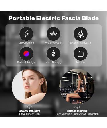 CONFUTURY Muscle Scraper Tool Fit Face and Neck Electric Guasha Tool for Face Relaxation & Skincare with Light-Care Suitable Gifts for Woman Girlfriend and Wife - Buy Online on GoSupps.com