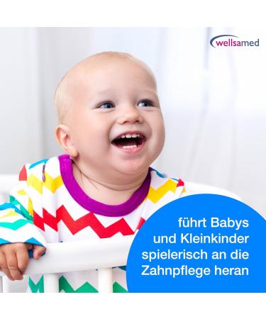 Wellsamed Baby Toothbrush Turtle Pink - Gentle Cleaning for First Milk Teeth | International Shipping - Buy Online on GoSupps.com