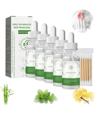 YSGBYSG Arsicor Organic Herbal Drops Tinnitus Relief-arsicor Organic Herbal Drops ARSICOR Ear Soothing Agent 20ml Organic Herbal Drops For Tinnitus Improve Listening Educes Ear Noise (5PCS)