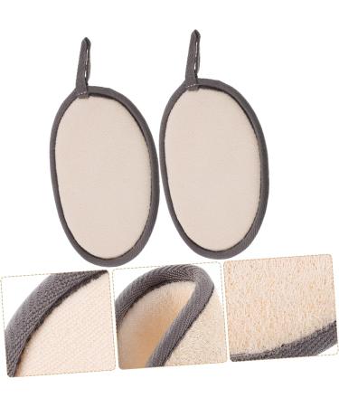 Healeved 2pcs Bath Sponge Set - Loofah Sponges for Men & Women - Body Scrubber & Shower Brush for Cleansing - Buy Online on GoSupps.com
