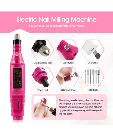 Acrylic Nail Kit with UV Light & Drill - Complete Beginner Set for Nail Art & DIY at Home | Professional Glitter Powder & Nail Tips | Perfect Gift for Women - RJ0357 - Buy Online on GoSupps.com