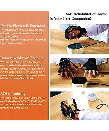 Hand Rehabilitation Robot Gloves for Stroke Recovery | Finger Rehab Trainer with Multiple Modes - Left Hand Large - Buy Online on GoSupps.com