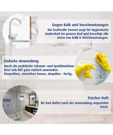 Biff Hygiene Total Bathroom Cleaner - All Surfaces | Pack of 8 (750ml Spray Bottles) - International Shipping Available - Buy Online on GoSupps.com