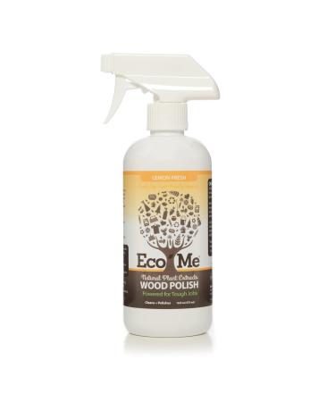 Eco-me Natural Multi Purpose Cleaner and Polish Healthy Lemon Fresh Scent Wood 16 Fl.Oz