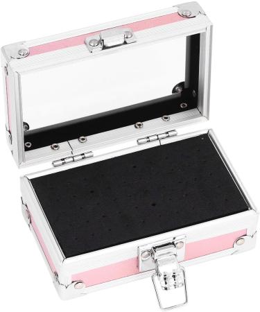 Nail Drill Bits Holder Durable Nail Drill Bits Container Multi Hole Dustproof for Technician for Salon (Dazzling Pink) - Buy Online on GoSupps.com