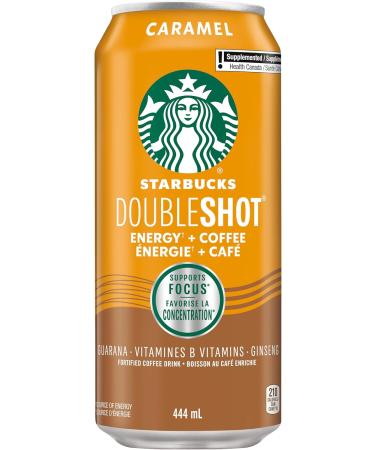 Starbucks Double Shot Coffee Drink Caramel 12x444 ML - Buy Online on GoSupps.com