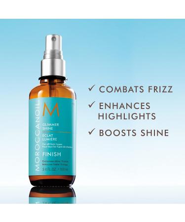 Moroccanoil Glimmer Shine Spray 3.4 Fl Oz - Shine-Boosting Hair Mist - Buy Online on GoSupps.com
