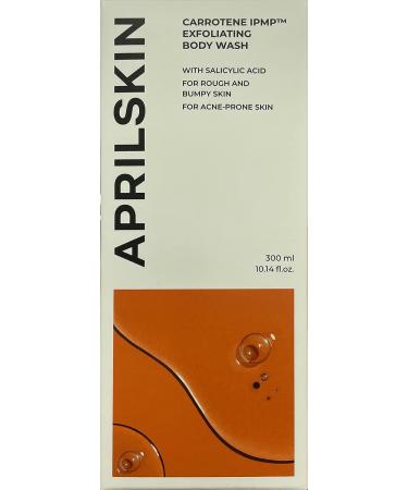 Aprilskin Carrotene IPMP Exfoliating Body Wash | Salicylic Acid for Rough Skin & Body Acne | Niacinamide & Ceramides for Keratosis Pilaris | Non-Comedogenic Vegan Formula | Low pH | Cruelty-Free - Buy Online on GoSupps.com