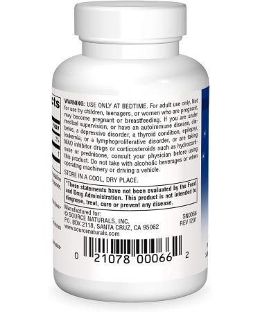 Source Naturals Time Released Melatonin 3 mg - 120 Tablets | Sleep Aid Supplement - Buy Online on GoSupps.com