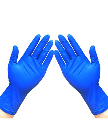 Nitrile Gloves Latex Free Powder free 100 Pcs Per Box (Medium Blue)