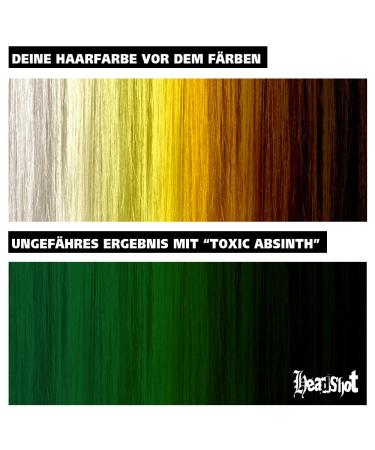 Shop Green Hair Color - Toxic Absinthe Semi-Permanent Dye 150ml | International Shipping Available - Buy Online on GoSupps.com