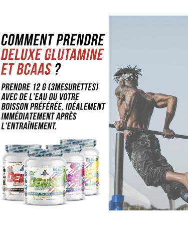 AS American Supplement | BCAA'S with Glutamine Deluxe | Helps Avoid Catabolism | BCAA Powder for Muscle Recovery | Improve Performance | Sugar Free (300g Lollipop) - Buy Online on GoSupps.com