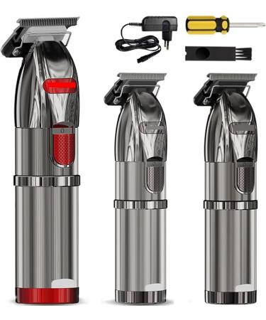 Professional Hair Trimmer M6 | Metal Hair Clipper for Men | Powerful 7200rpm Body Hair Clipper | AU Plug - Black - Buy Online on GoSupps.com