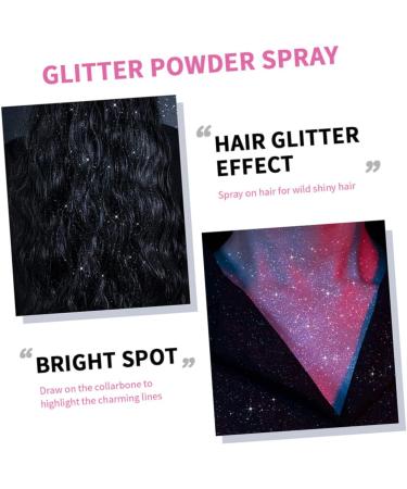 FOMIYES 2pcs Spray Hair Glitter & Body Highlighter - Shimmering Makeup for All Skin Types | International Shipping - Buy Online on GoSupps.com