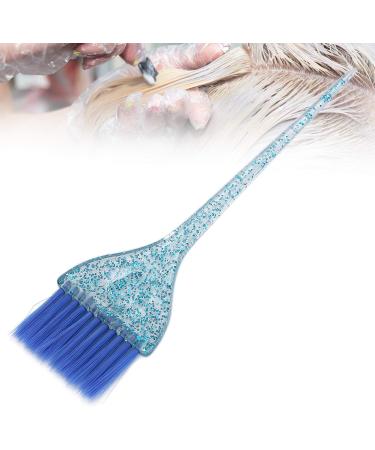 Glitter Handle Hair Dye Brush Hair Coloring Tool with Long Handle Material Pearly Lustre Handle for Beauty Salon and Hair Salon (Blue) - Buy Online on GoSupps.com