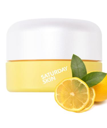 Saturday Skin Yuzu Eye Cream Vitamin C Wide Illuminating Under Tight Eye Cream Korean Niacinamide Caffeine for Wrinkles  Puffy Eyes  Dark Circles  Moisturizing  Hydrates  Anti Aging for Women (15ml)