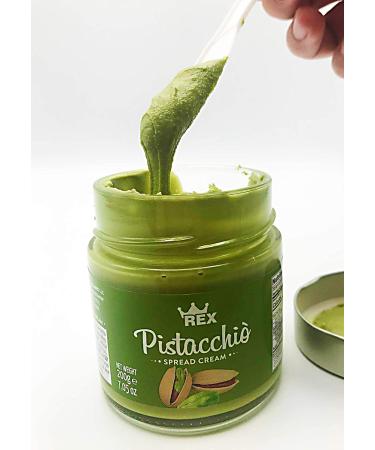 Rex Italian Cream of Pistachio Nut Spread 7.05 oz - Authentic Sicilian Flavor - Buy Online on GoSupps.com