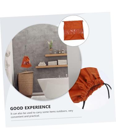 Healeved 2pcs Hair Dryer Storage Bag Drawstring Pouch Hair Dryer Receive Bag Portable Bags Suede Coffee - Buy Online on GoSupps.com