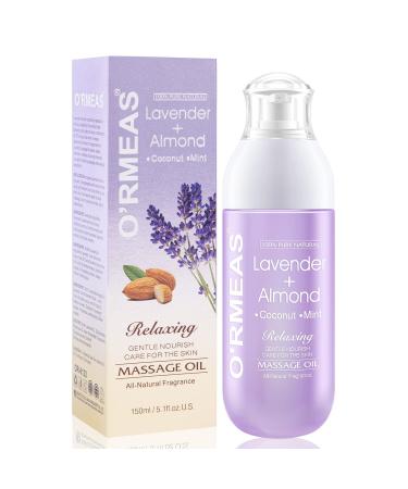 Massage Oil For Warming Relaxing Joint Pain Relief Sensual Massage Oil Lavender Almond Peppermint And Coconut Massage Oils For Massage Therapy Moisturizing Body Oil For Men And Women 5.1 Fl.Oz - Buy Online on GoSupps.com