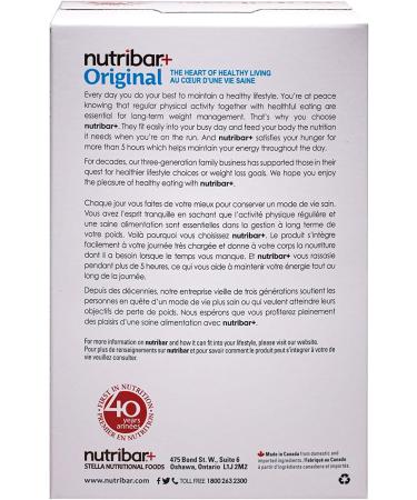 Nutribar+ Chocolate Fudge Flavoured Bars High protein Meal Replacement Bars 24 Vitamins & Minerals High Fibre 5-Count - Buy Online on GoSupps.com