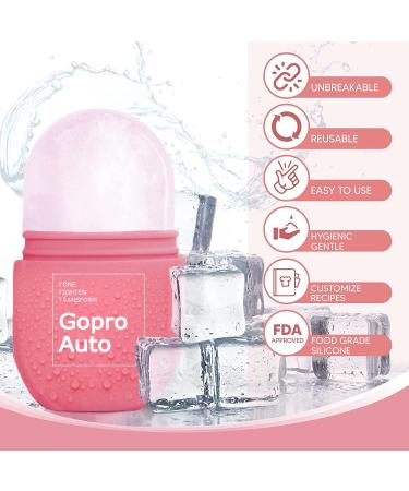 Cube Ice Roller for Face & Eyes - Tone, Tighten, & De-puff Skin - Cryotherapy for Enhanced Elasticity - Light Pink - Buy Online on GoSupps.com