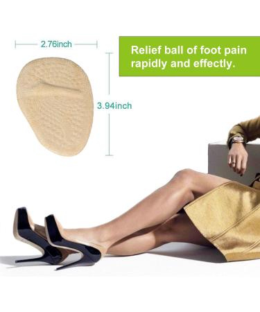 Ball of Foot Cushions for High Heels Metatarsal Pads for Women All Day Pain Relief Forefoot Pads Heel Snugs Shoe Inserts 2 Pairs - Buy Online on GoSupps.com