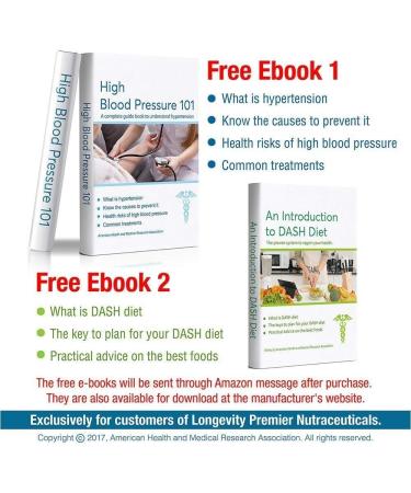 Longevity Blood Pressure Formula - 100 Capsules with 12+ Natural Herbs | Best Supplement for Blood Pressure - 100 Count - Buy Online on GoSupps.com