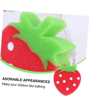 Zerodeko 4 Pcs Children's Bath Sponge Set - Baby & Kids Exfoliating Body Brush - Red Sea Sponges for Bathing - Buy Online on GoSupps.com