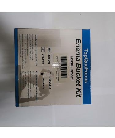 TopQuaFocus Stainless Steel Enema Bucket Kit - Reusable Colon Cleansing Solution for Coffee & Water - 2 Qt Organic Home Enemas - Buy Online on GoSupps.com