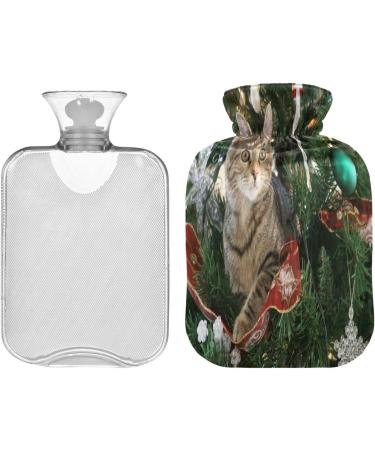 Soft Fleece Hot Water Bottle - 2L for Hot & Cold Compress - International Shipping Available - Buy Online on GoSupps.com