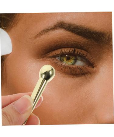 Beavorty 2-in-1 Golden Magic Wand Eye Massage Device - Metal Head Applicator for Eye Cream & Relaxation - Buy Online on GoSupps.com