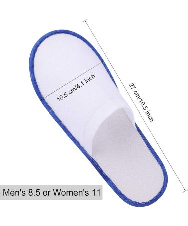 Disposable Spa Flip Flops Slippers for Hotel Guests - Blue, 24 Pairs - Buy Online on GoSupps.com