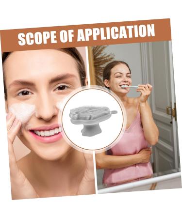 Beaupretty Face Brush Facial Cleansing Brush Handheld Facial Brush Cleansing Facial Brush Cleansing Exfoliator Silicone Brush Face Scrubber Brush Bath Brush Man Silica Gel Body - Buy Online on GoSupps.com