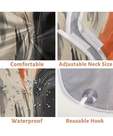 Beard Bib Apron - Abstract Ink Beard Hair Catcher for Men | Perfect Father's Day Anniversary & Christmas Gift | Includes 2 Suction Cups - Buy Online on GoSupps.com