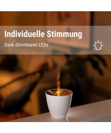 Stadler Form Aroma Diffuser Zoe - Black | Essential Oil Diffuser with Unique Flame Effect for Relaxing Aromatherapy - Shop Worldwide - Buy Online on GoSupps.com