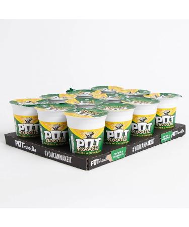 Chicken & Mushroom Pot Noodle Multipack - Pack of 12 x 90g - Buy Online on GoSupps.com