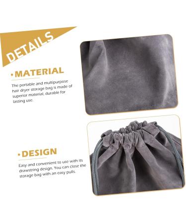 Beavorty 4 Pcs Hair Dryer Bag Storage Bags Makeup Travel Containers Drawstring Pouches Velvet Bag Household - Buy Online on GoSupps.com
