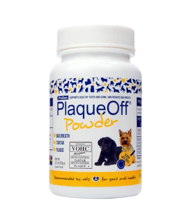 ProDen PlaqueOff Powder  Supports Normal, Healthy Teeth, Gums, and Breath Odor in Pets  60 g