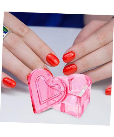 minkissy Diamond Dappen Dish Nail Dappen Dish Liquid Powder Crystal Cup Nail Liquid Bowl Nail Liquid Cup Nail Art Glass Cup Kickstand Glass Nail Dish Cup Nail Supplies Acrylic Crystal Glass Pink - Buy Online on GoSupps.com