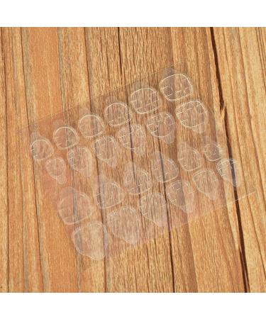 Baugger Nail Stickers | 240Pcs Nail Adhesive Glue Tapes Nail Tabs Clear DIY Manicure Decoration for Fake Nails Tips - Buy Online on GoSupps.com