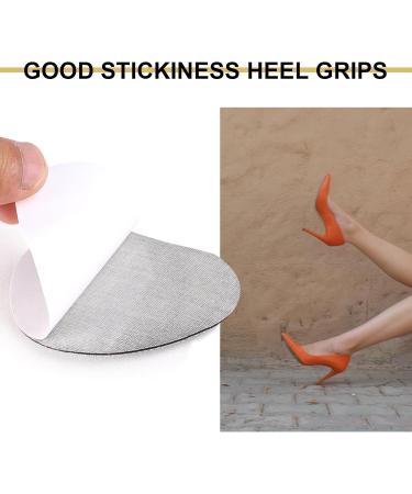 Skhaovs Heel Cushions - 9 Pairs Self-Adhesive Heel Pillows for Men & Women | Anti-Friction Protection for Oversized Shoes - Available in Black Gray Beige - Buy Online on GoSupps.com