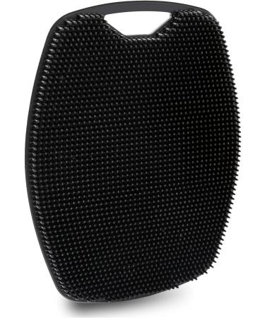 Silicone Exfoliating Body Scrubber - Deep Cleaning Shower Brush with Storage Hooks - Buy Online on GoSupps.com