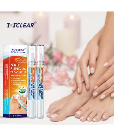 TOTCLEAR Nail Repair Treatment - Renew Damaged Toenail and Fingernail - 2 PCS - Buy Online on GoSupps.com