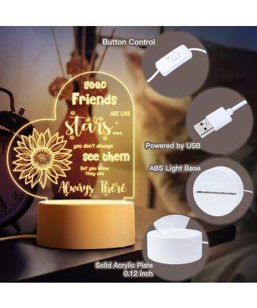 Best Friend Night Light - Birthday & Friendship Gifts for BFF - Long Distance & Going Away Presents - Buy Online on GoSupps.com