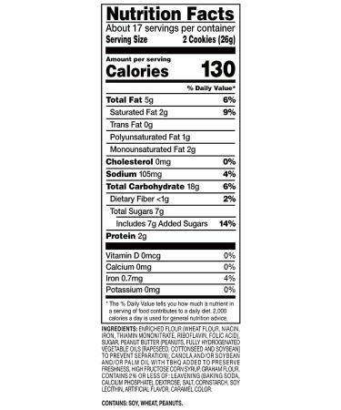 Happy Belly Peanut Butter Sandwich Cr me Cookies 16 oz - Amazon Brand - Buy Online on GoSupps.com