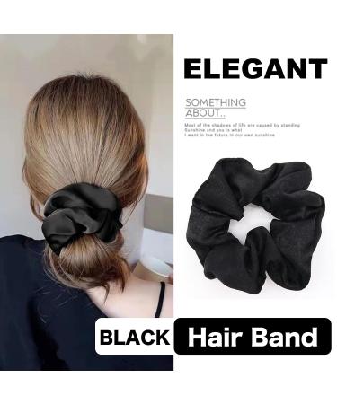 DOMUUH 14-Piece Black Spa Wristband Headband Set for Face Washing, Makeup, Skincare - Hair Accessories Included - Buy Online on GoSupps.com