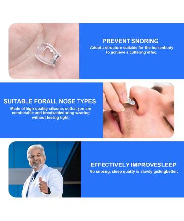 Buy Premium Anti Snoring Devices - Upgraded Silicone Magnetic Nose Clip for Men & Women | Effective Snore Stopper (8pcs - Buy Online on GoSupps.com